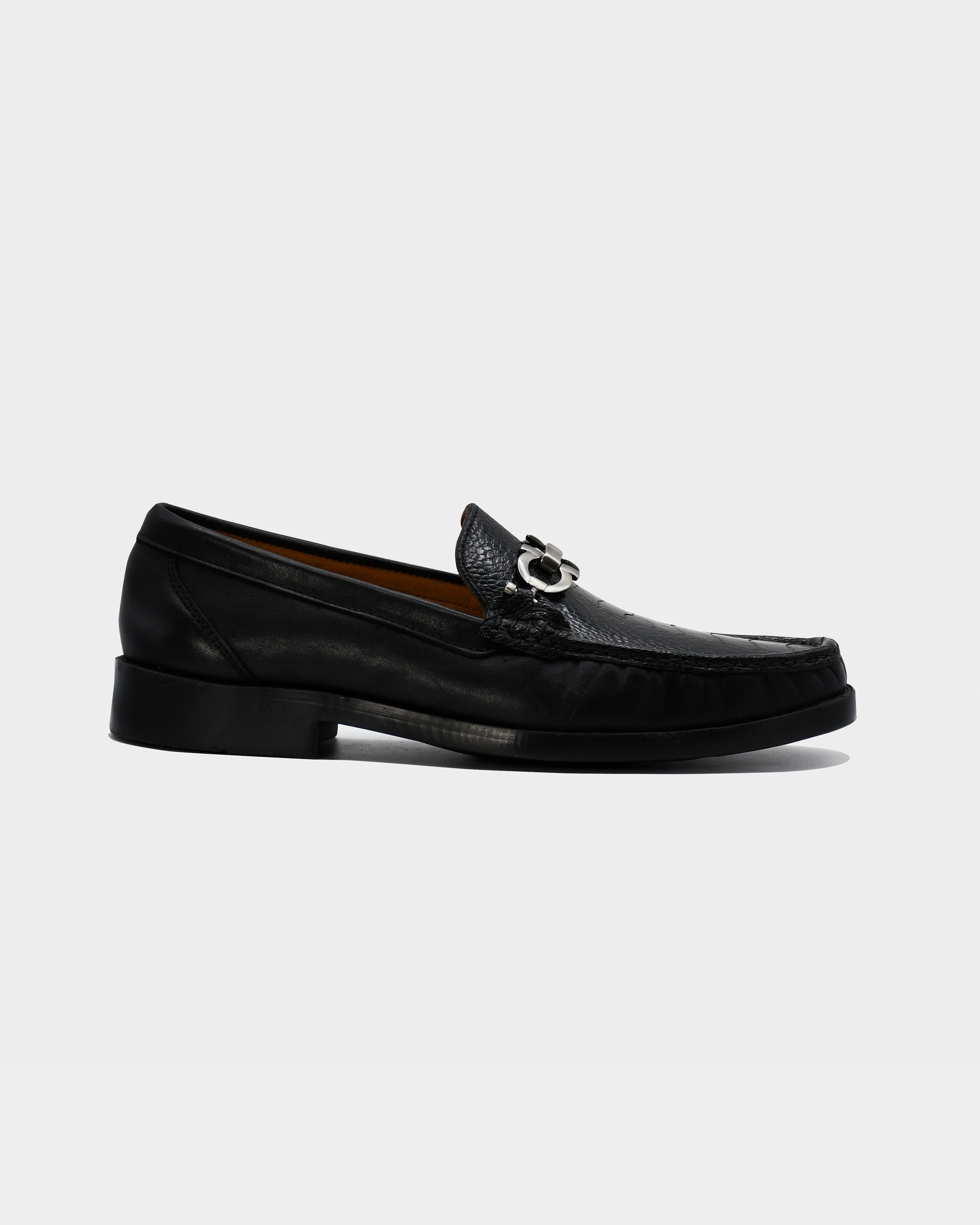 Mocasín de caballero en piel pata de avestruz - Dante