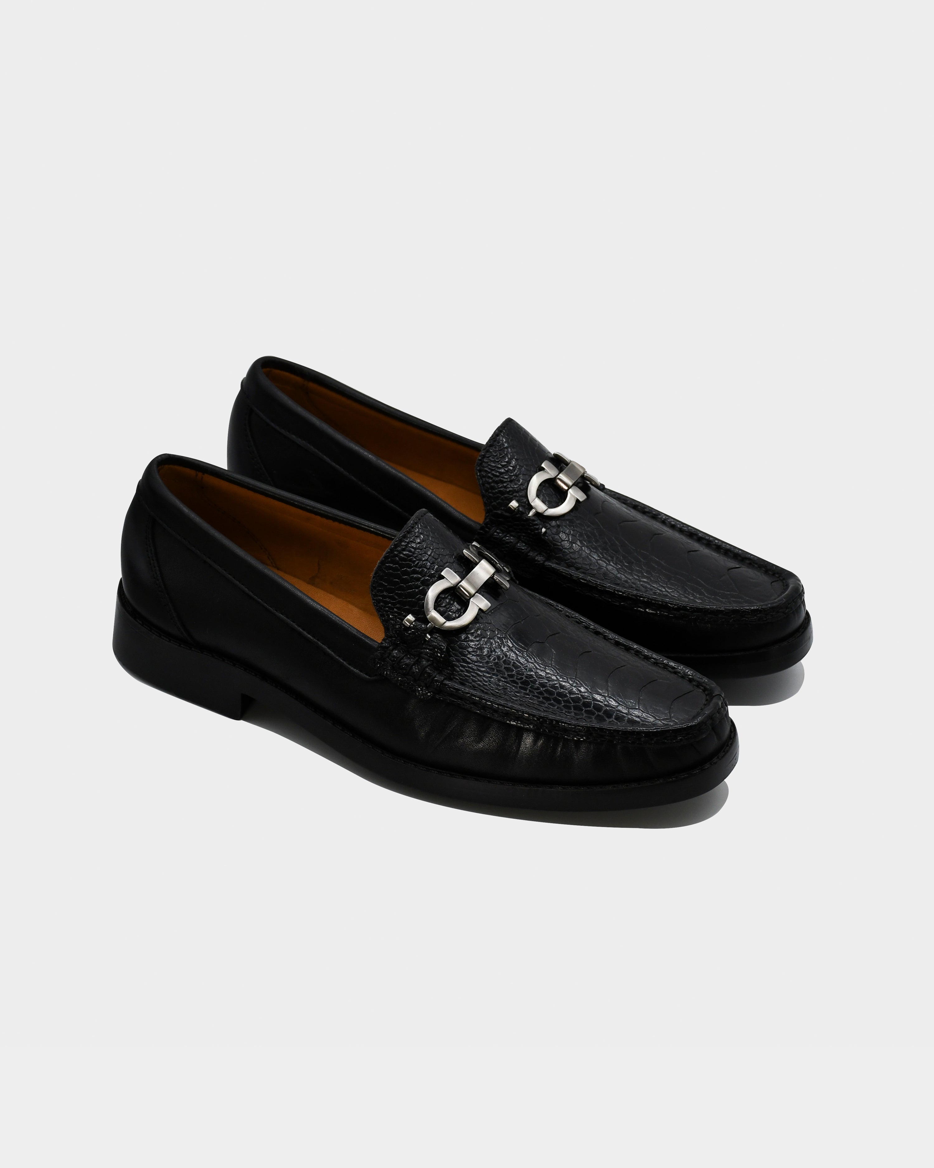 Mocasín de caballero en piel pata de avestruz - Dante