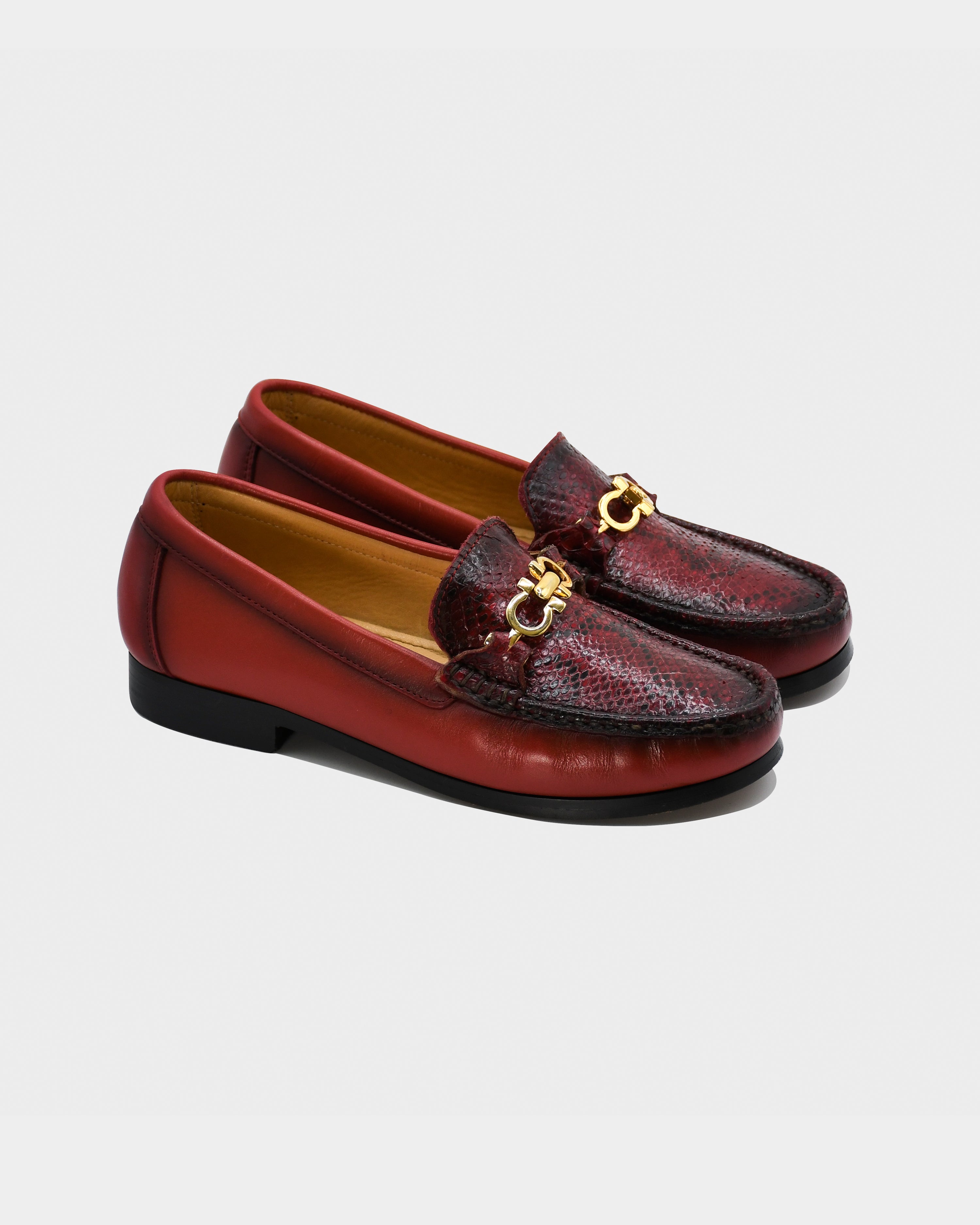 Mocasín Dama en piel con Vibora- BIBURY