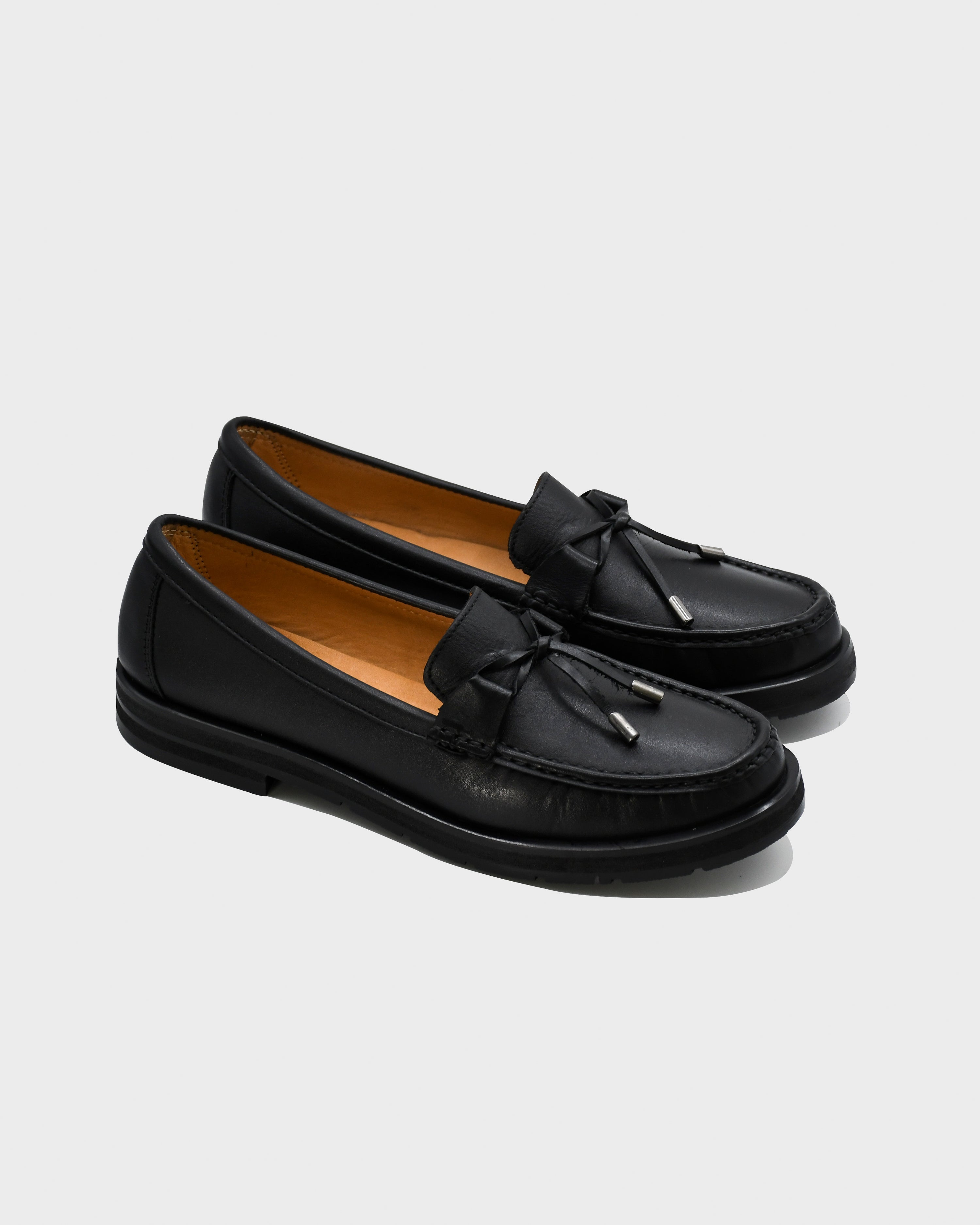Mocasín Dama en piel Suela alta- Gina