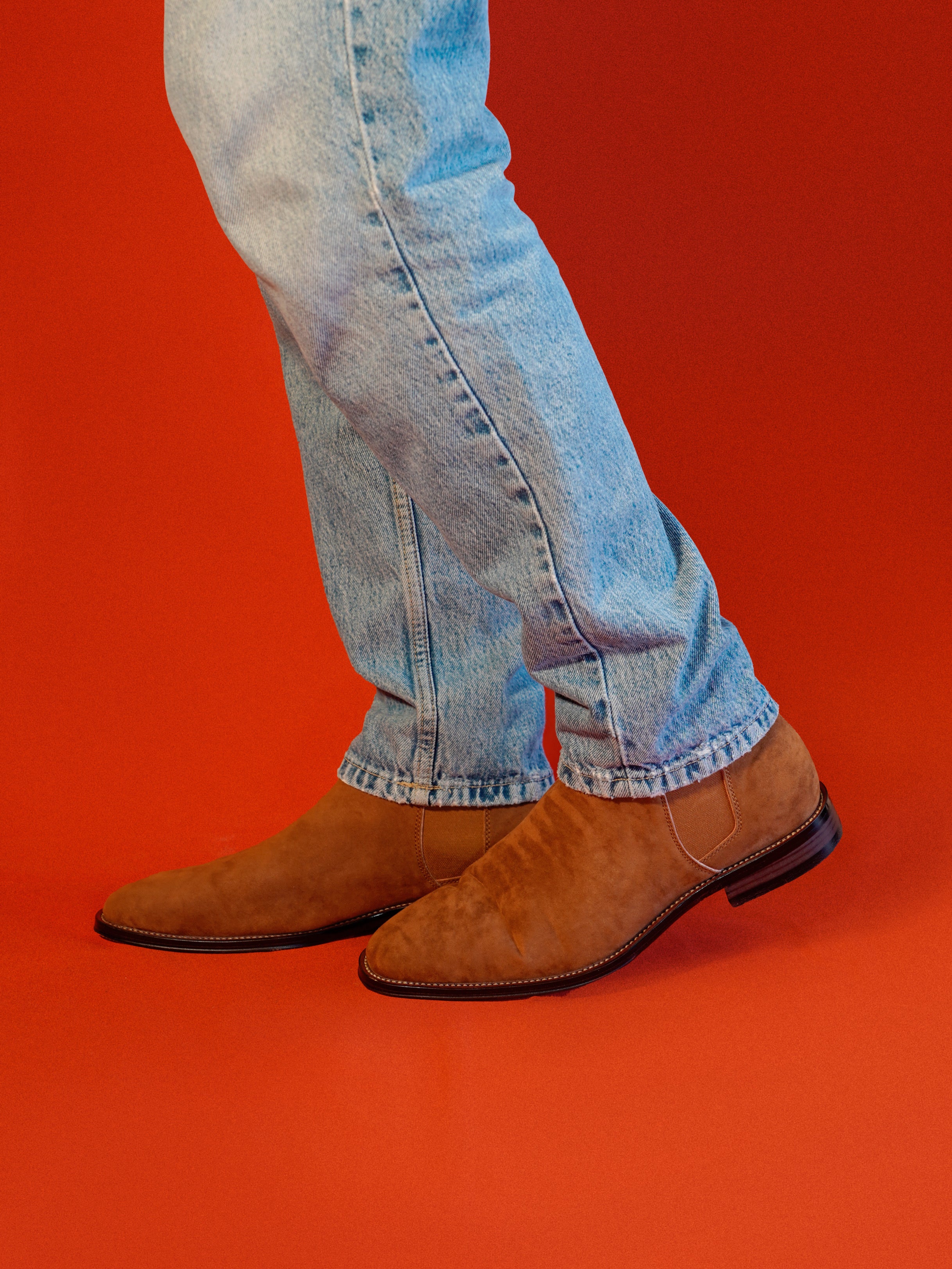 Chelseas Boots Moes / Camel miel