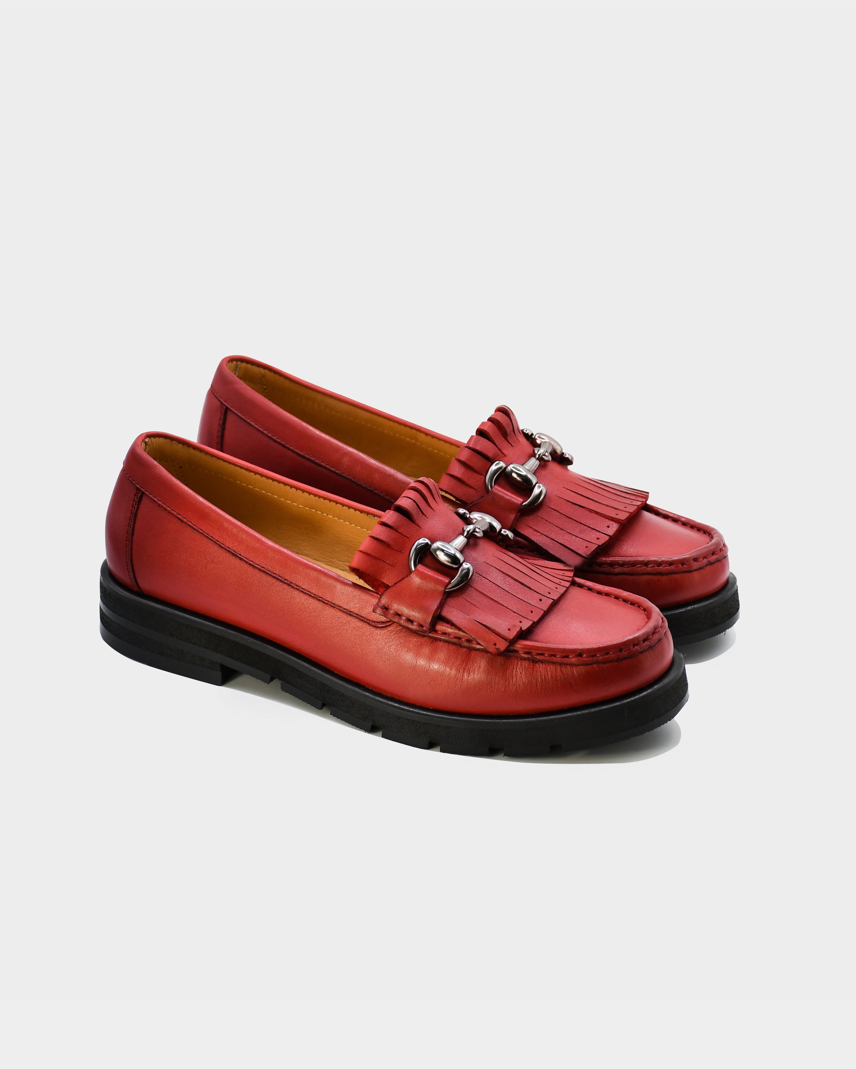 Mocasín Dama en piel Suela alta- Mahó