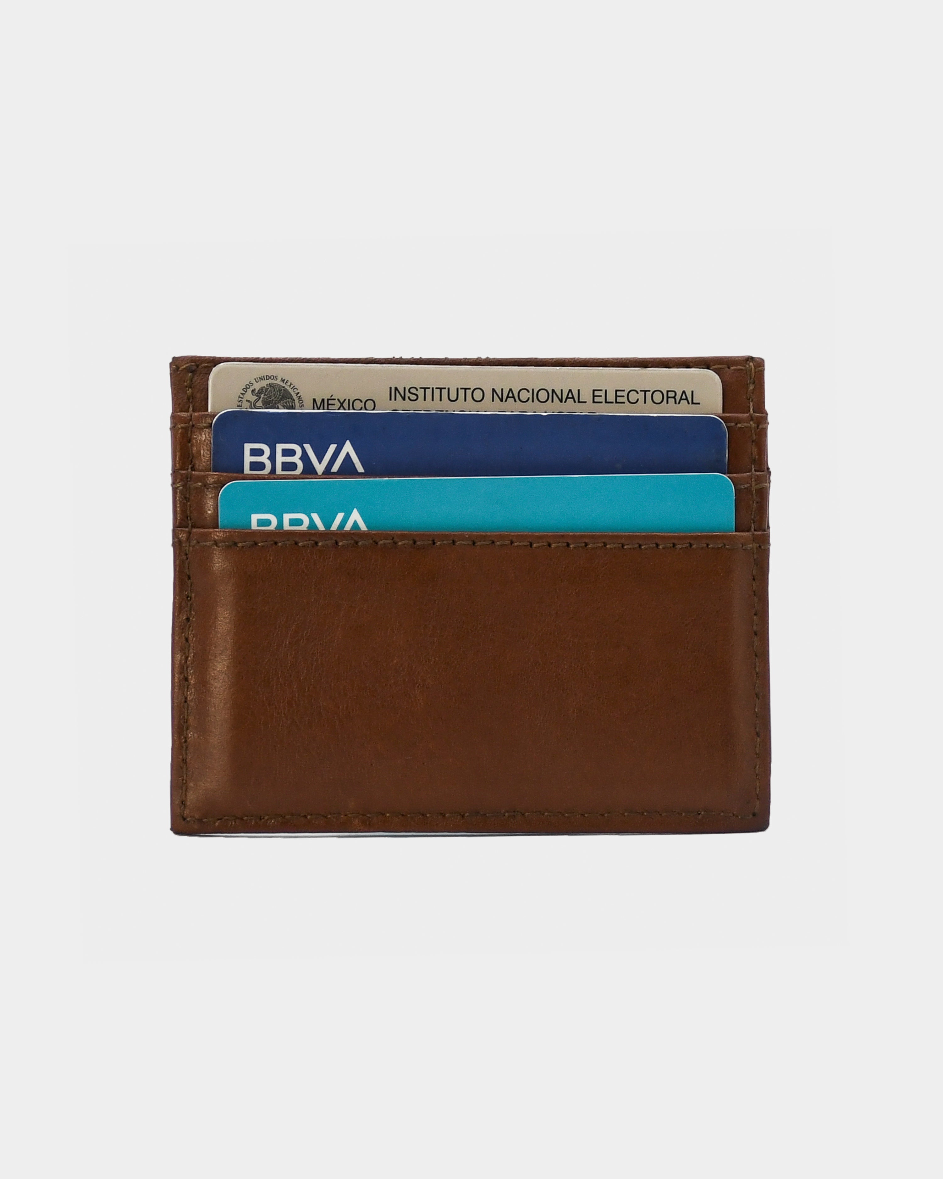 Tarjetero de piel para hombre: Elegante y práctico