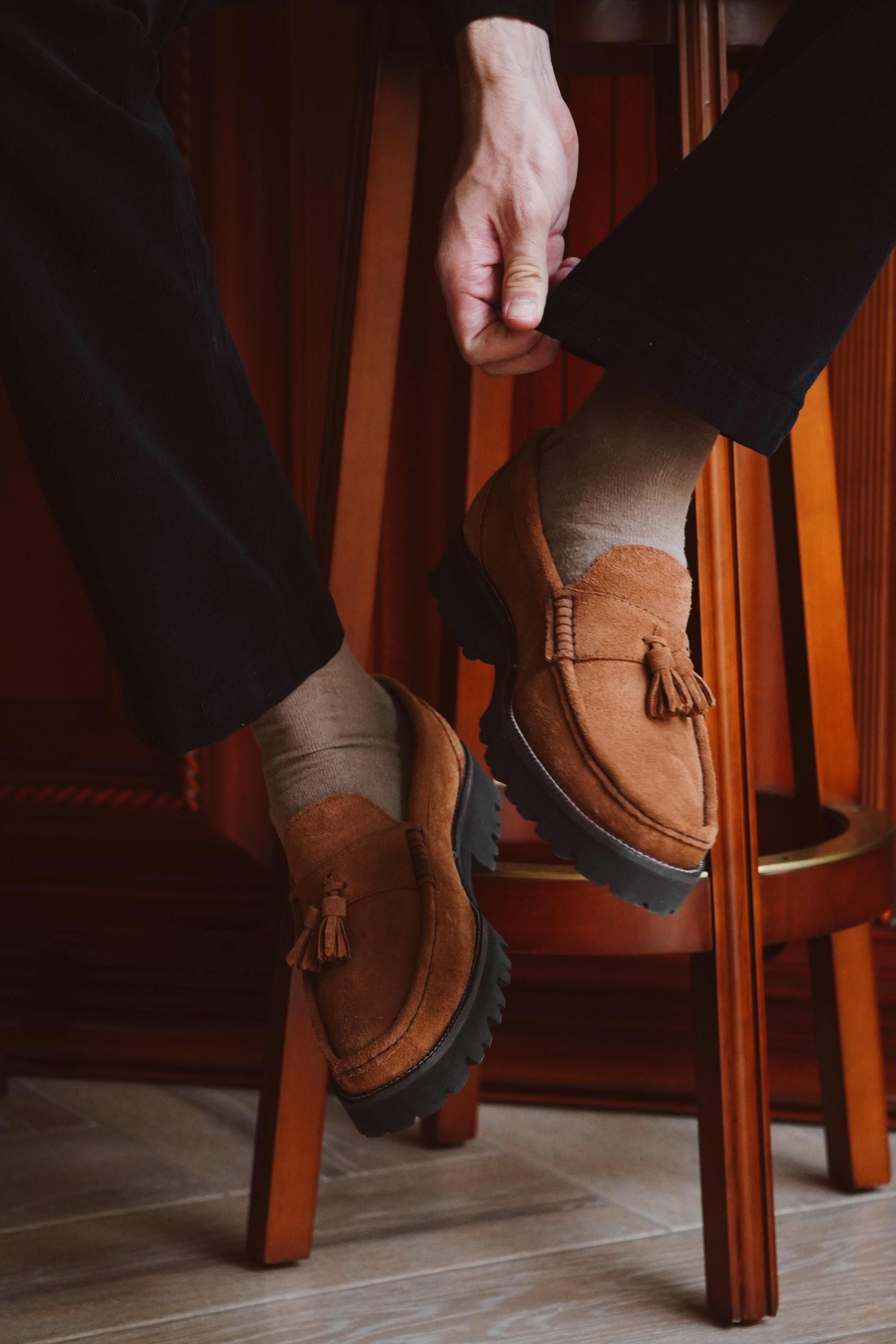 Chunky Loafer RIMINI Gamuza