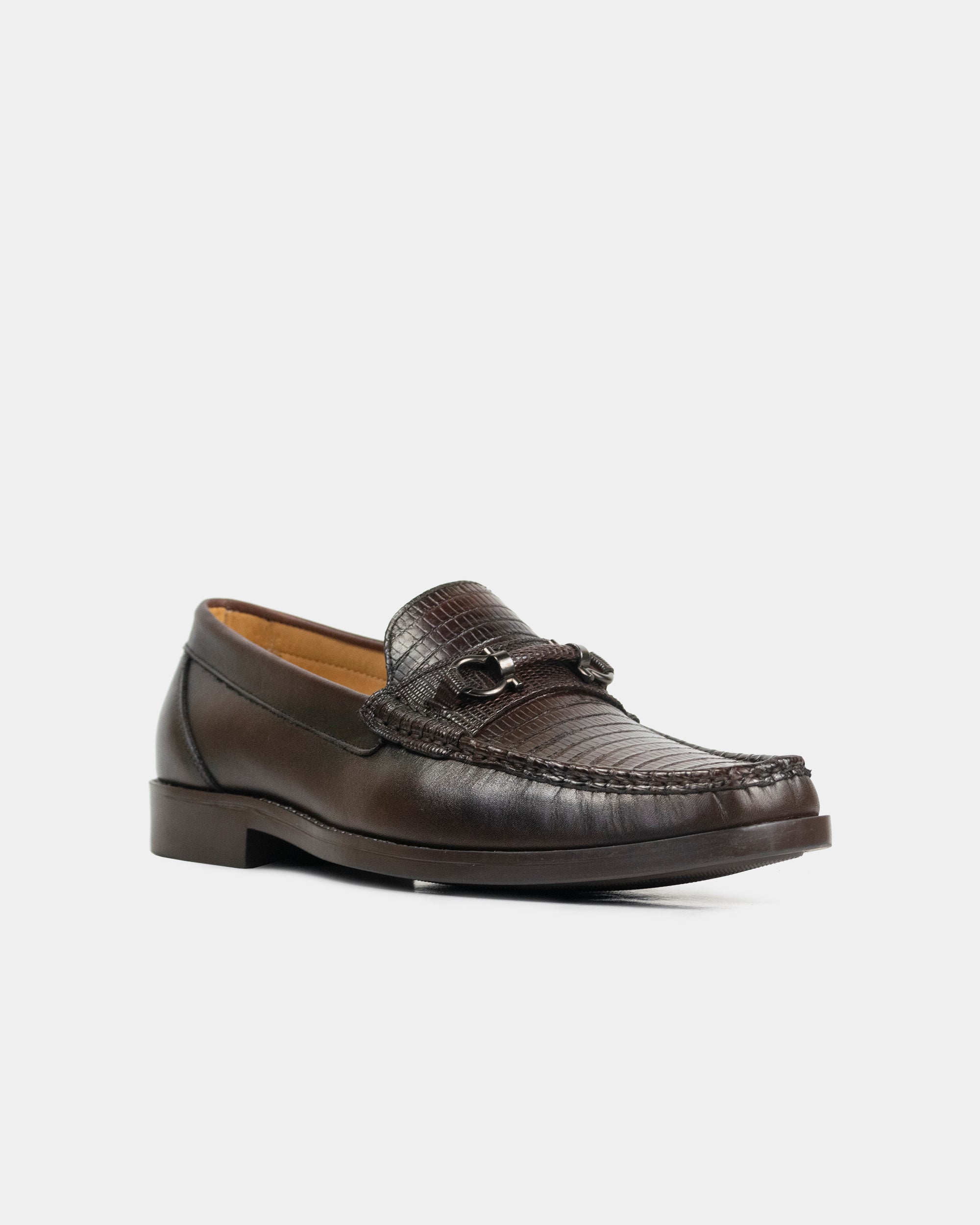 Mocasín de caballero en piel lizard - Drake