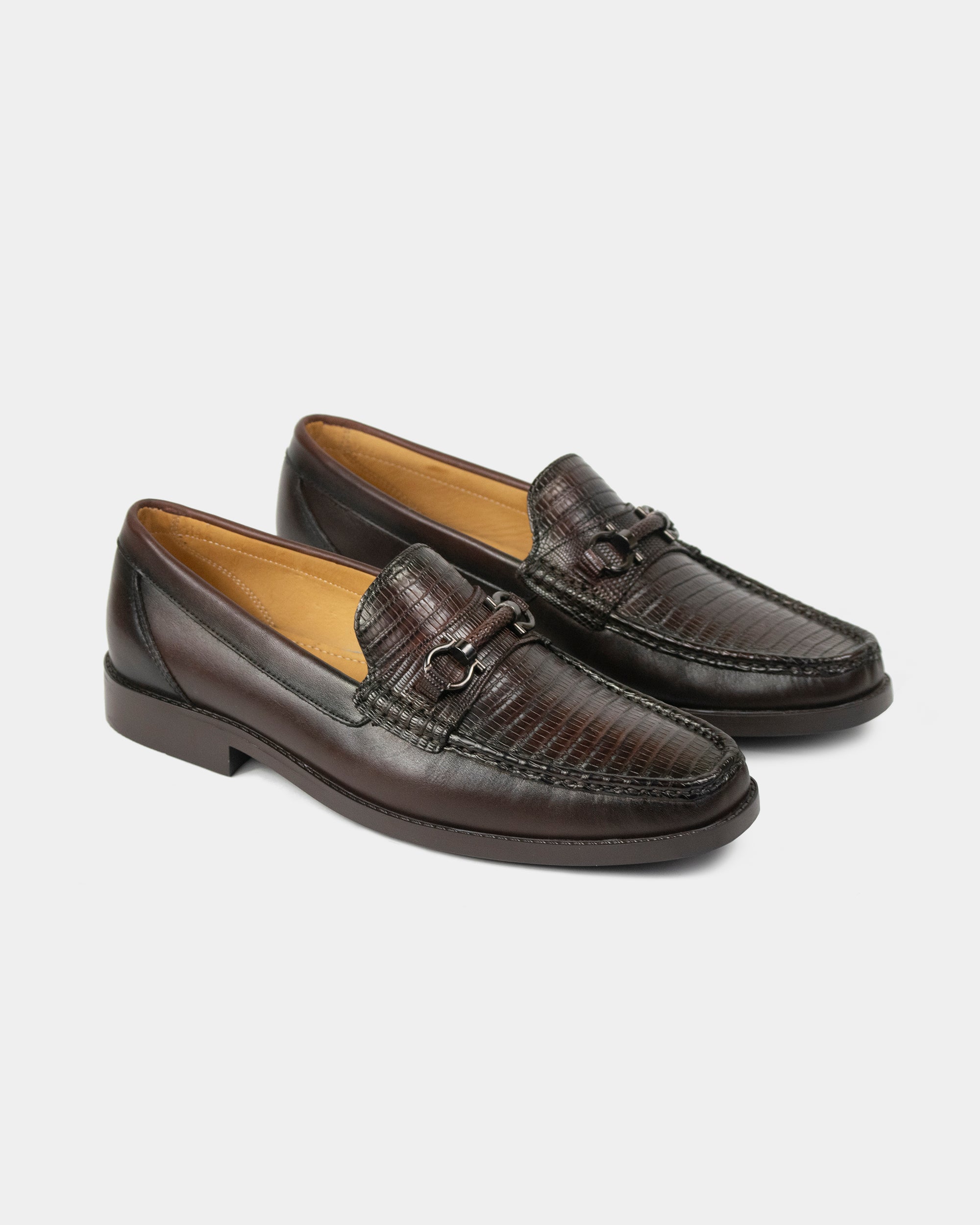 Mocasín de caballero en piel lizard - Drake