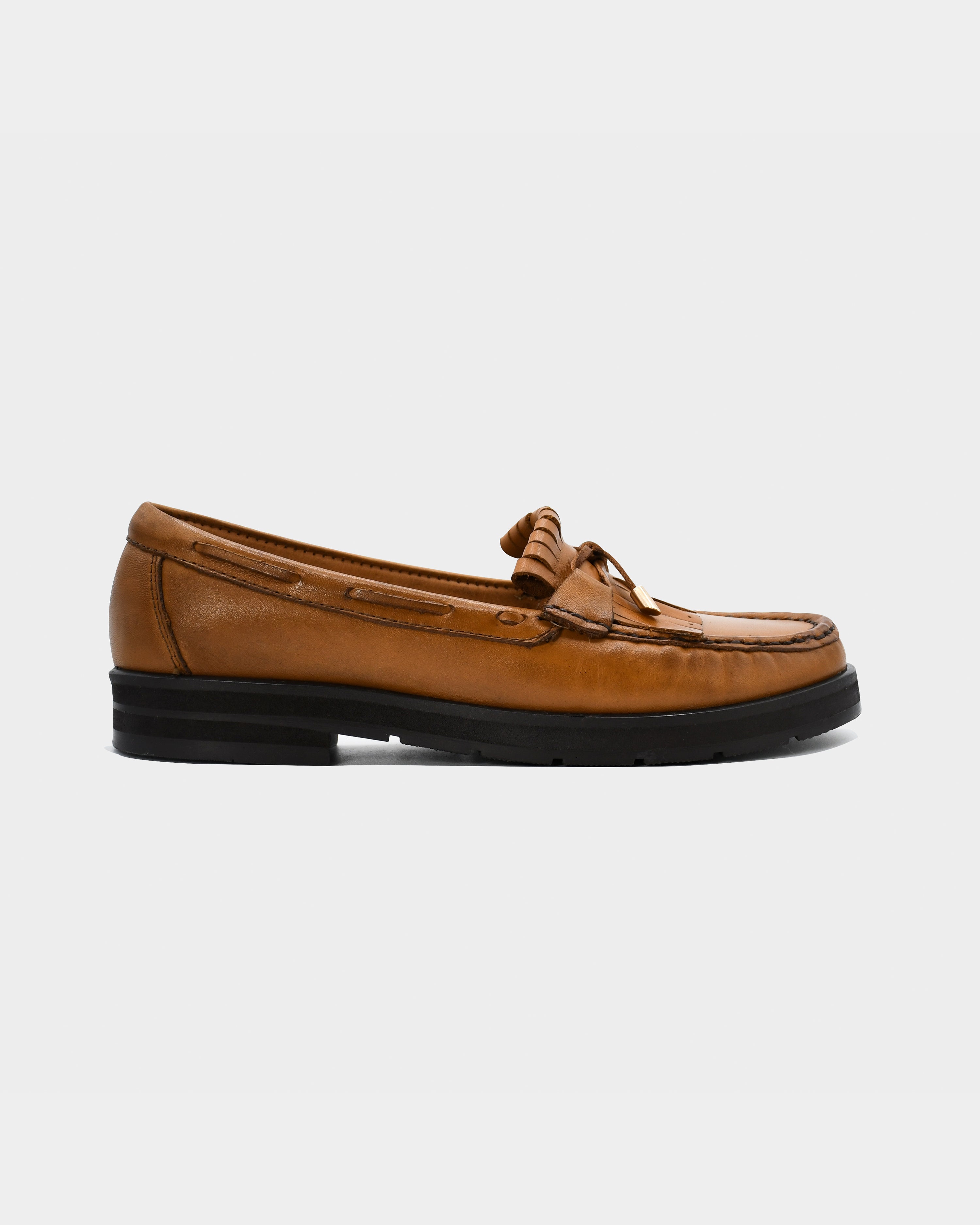 Mocasín Dama en piel Suela alta- AFRICA