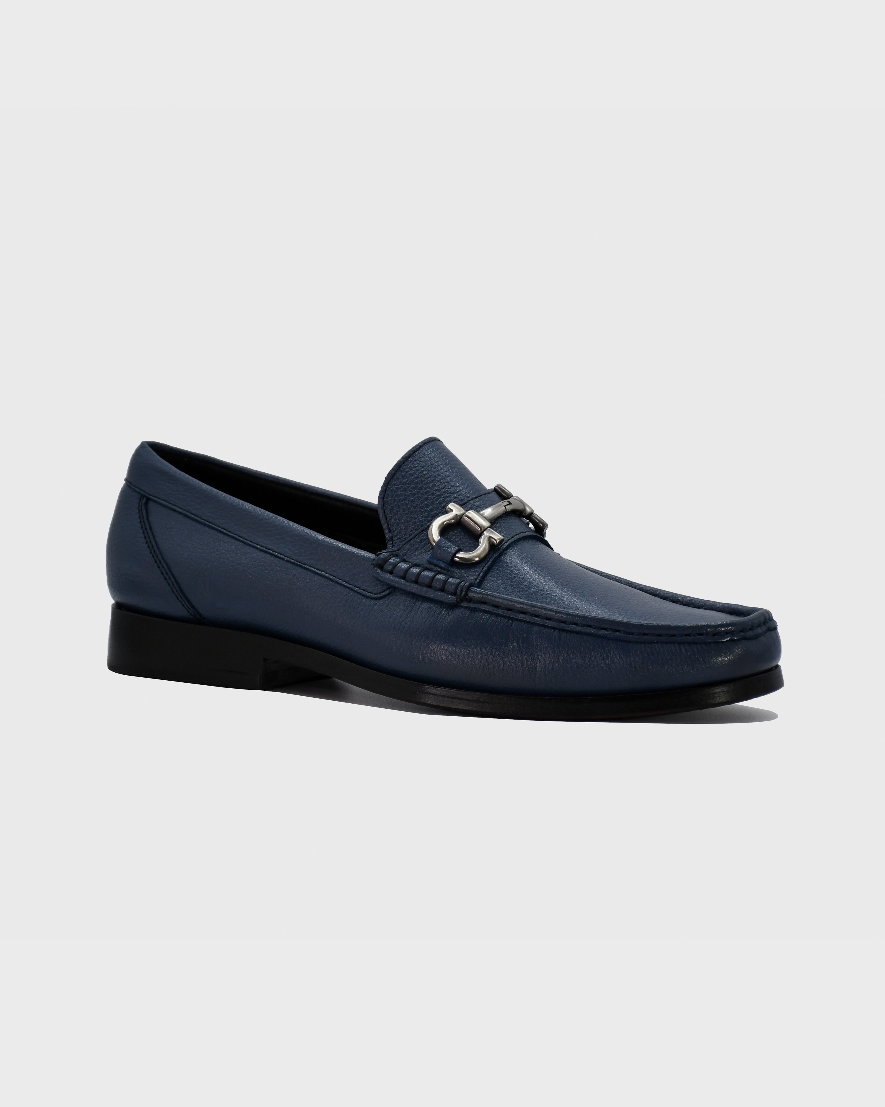 Mocasín de caballero en piel Flotter  con Hebilla -HERVAS