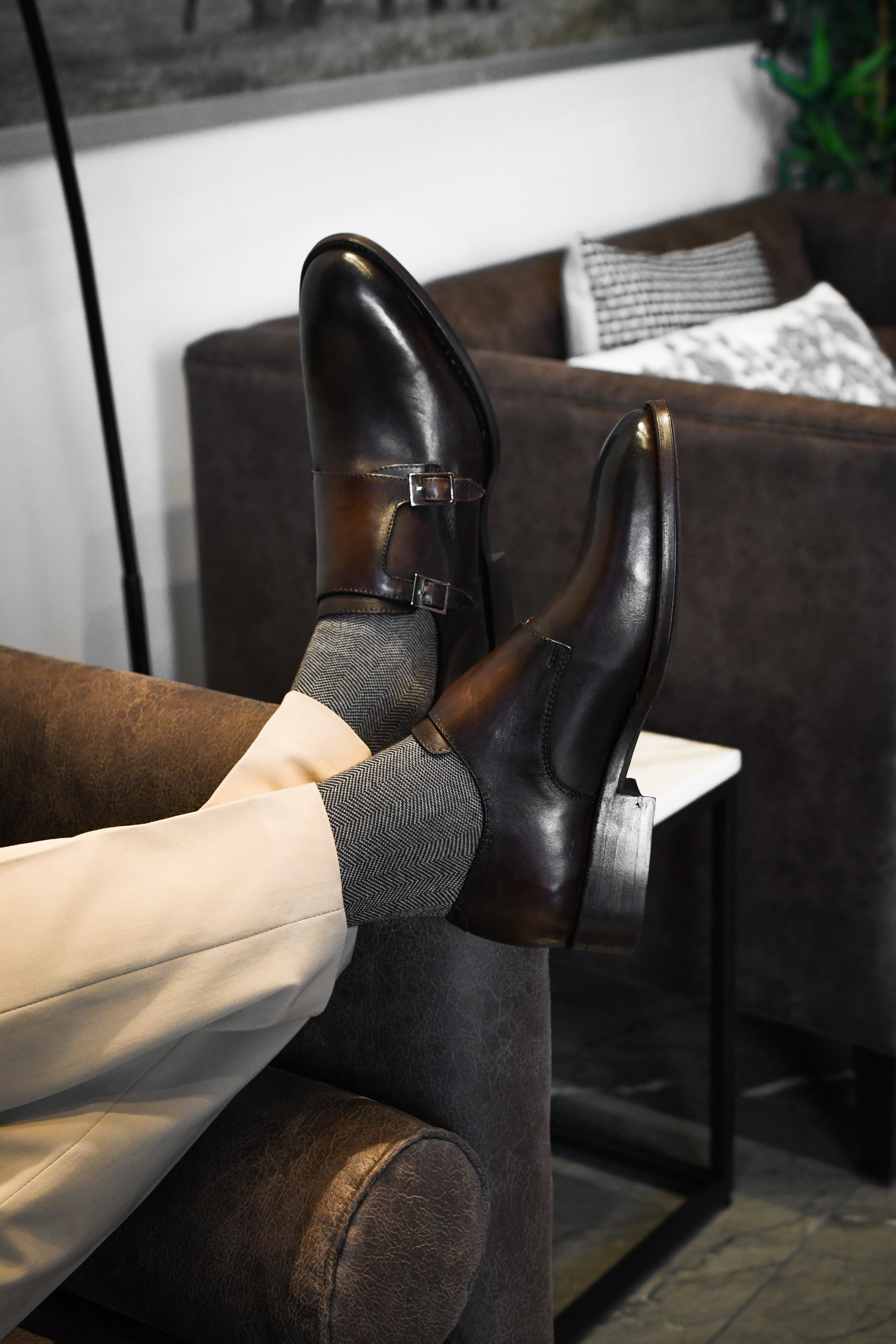 Zapato doble hebilla Ginebra