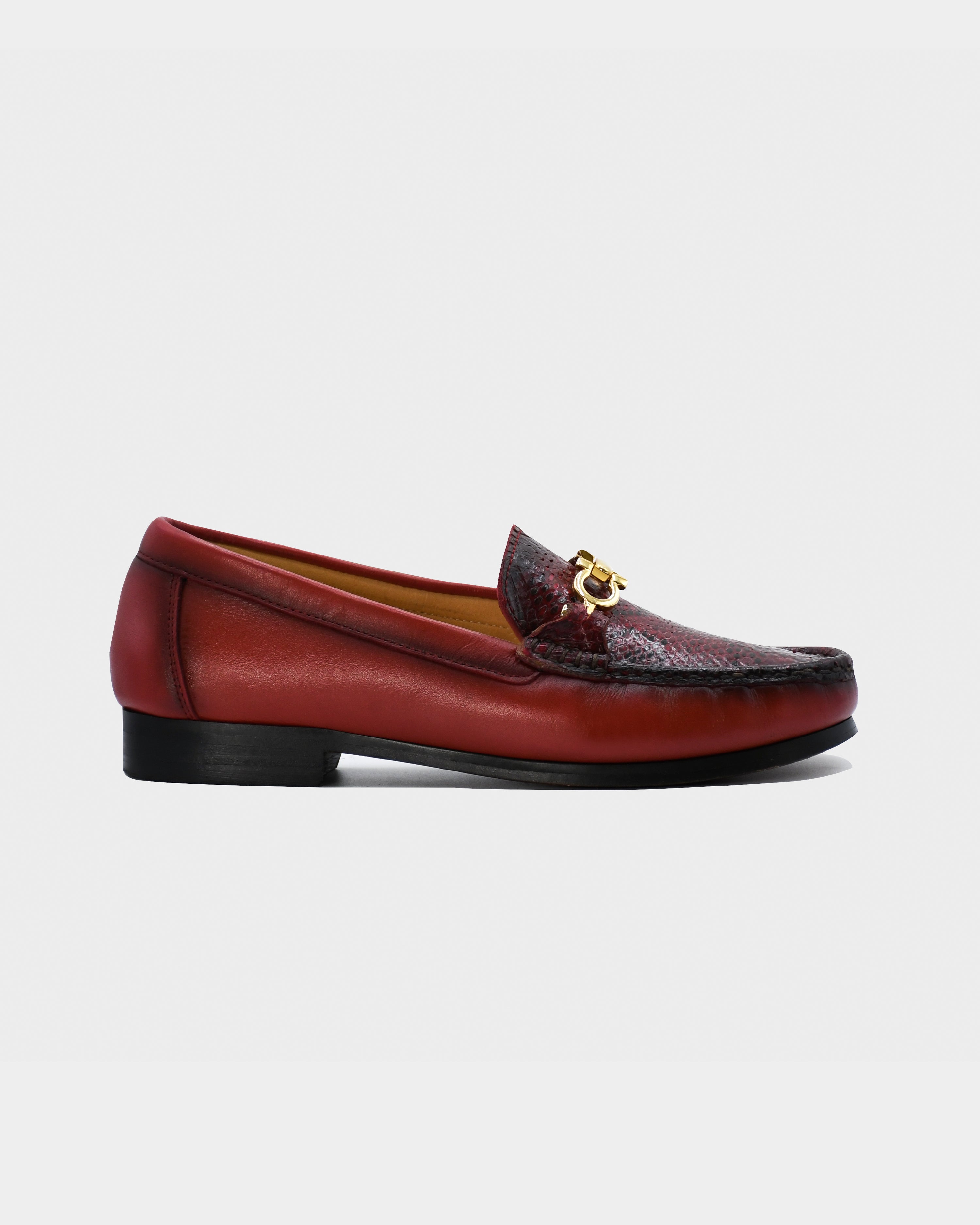 Mocasín Dama en piel con Vibora- BIBURY
