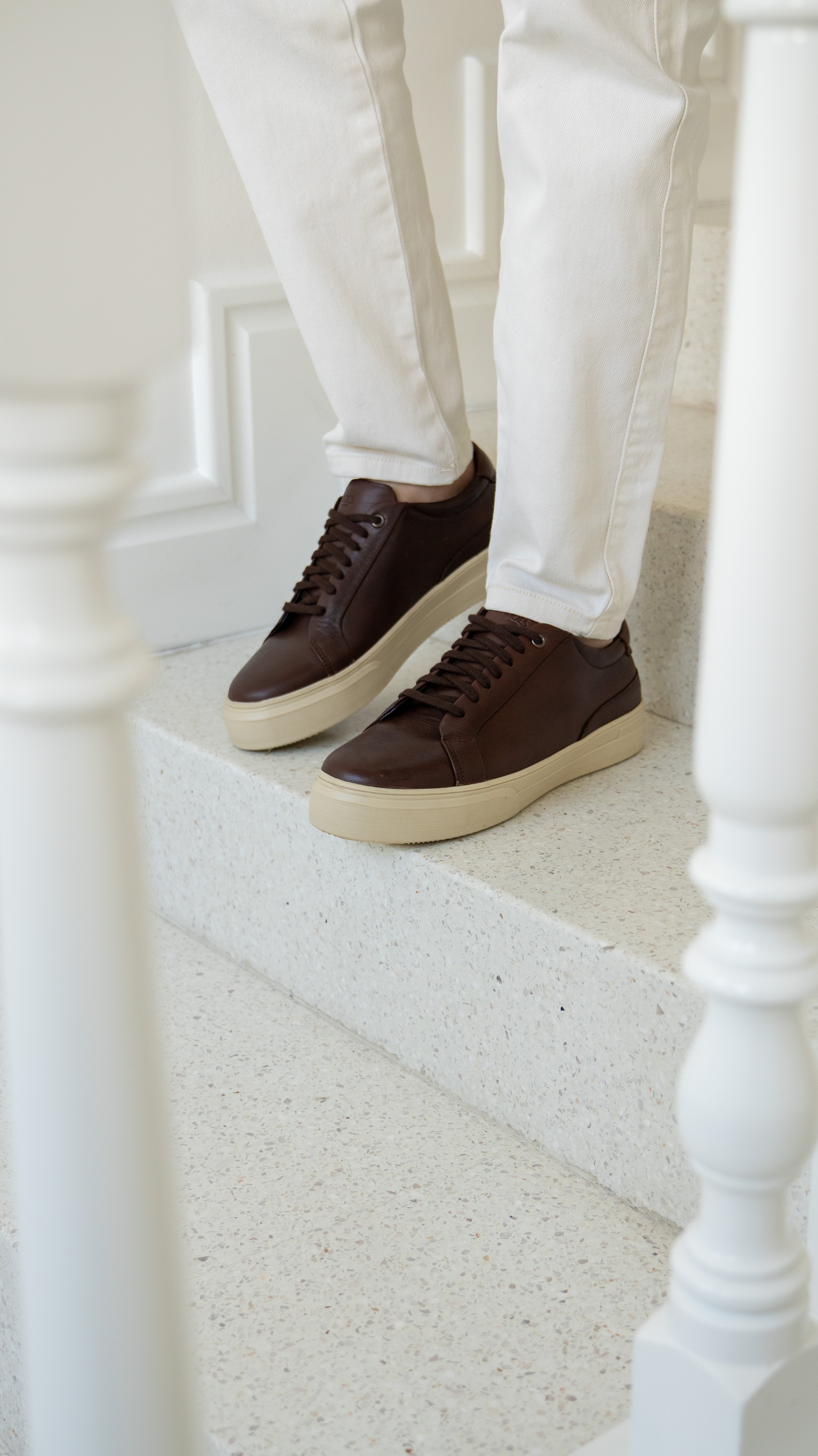 Sneakers Enzo - Piel chocolate