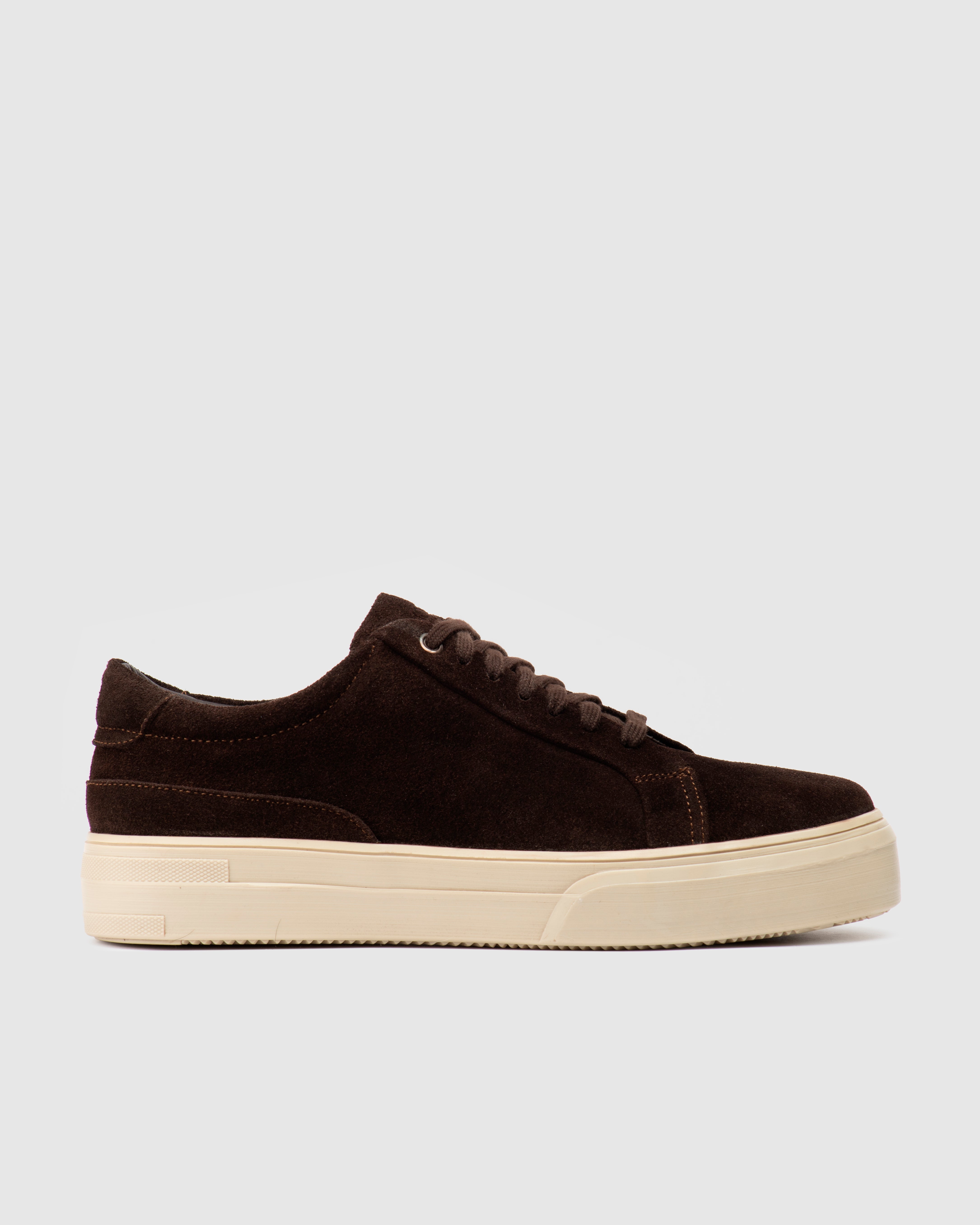 Sneakers Enzo - Piel gamuza chocolate