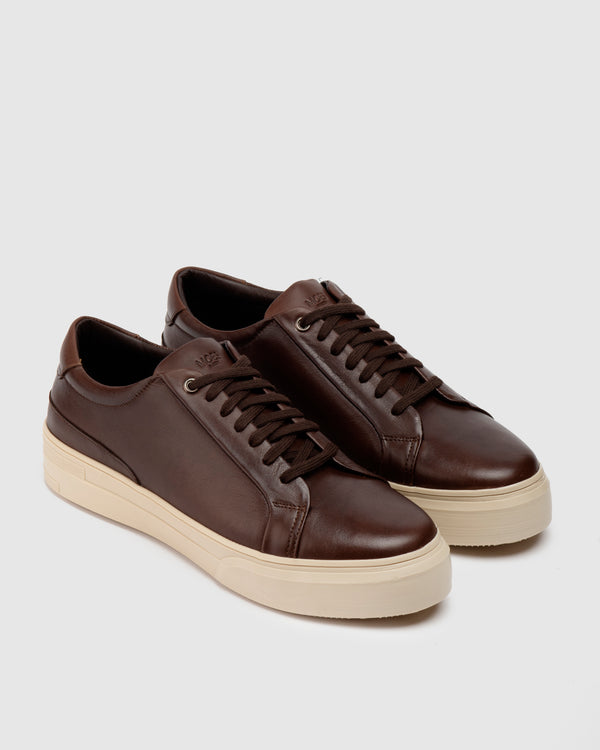 Sneakers Enzo - Piel chocolate