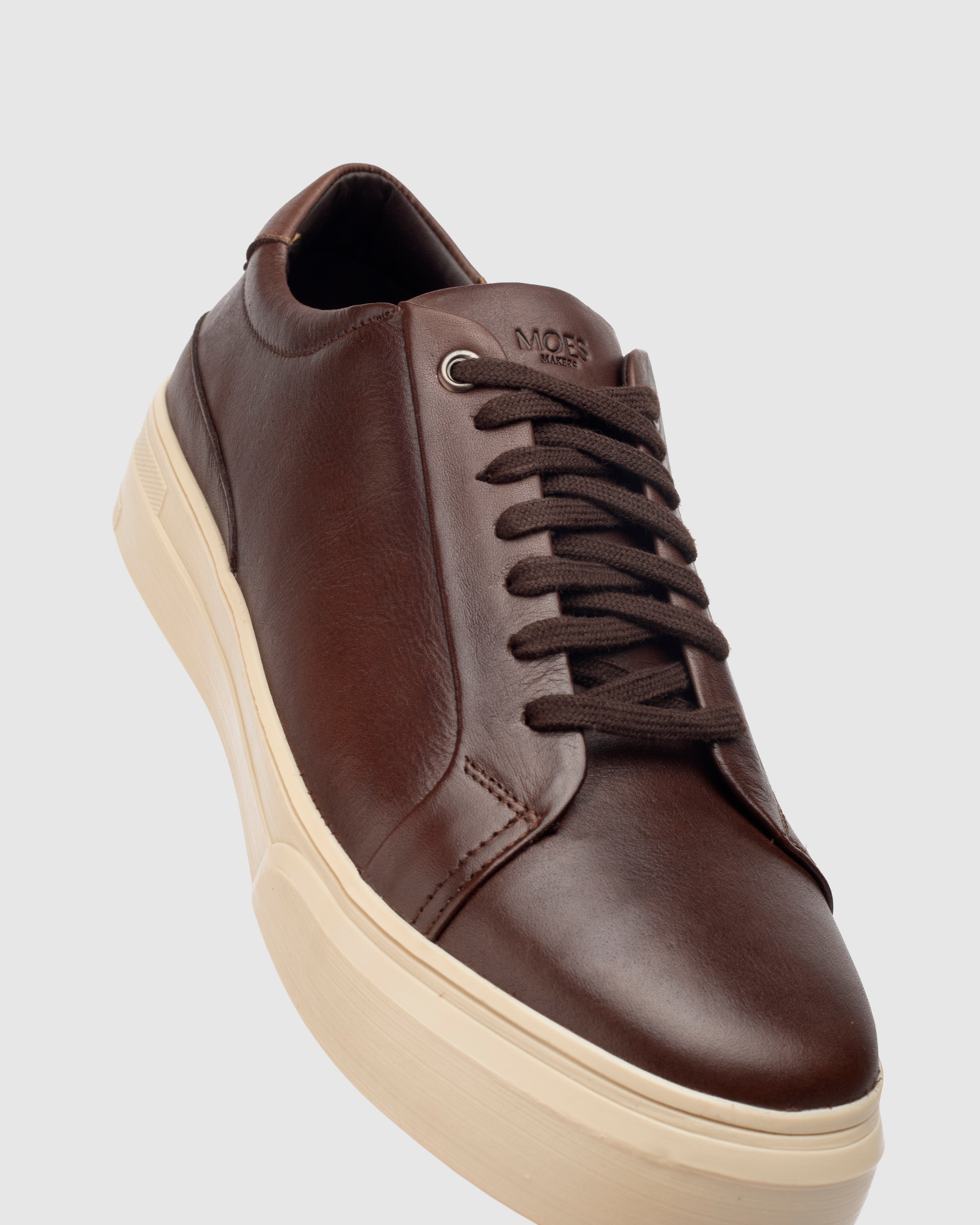 Sneakers Enzo - Piel chocolate