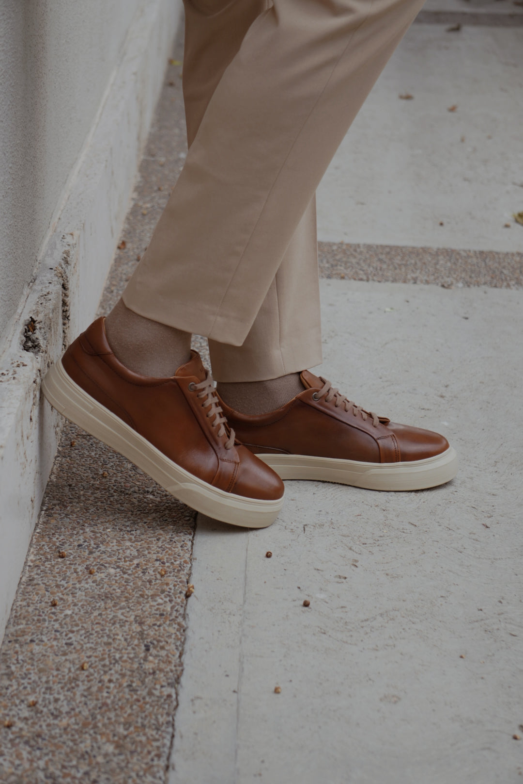 Sneakers Enzo - Piel Miel