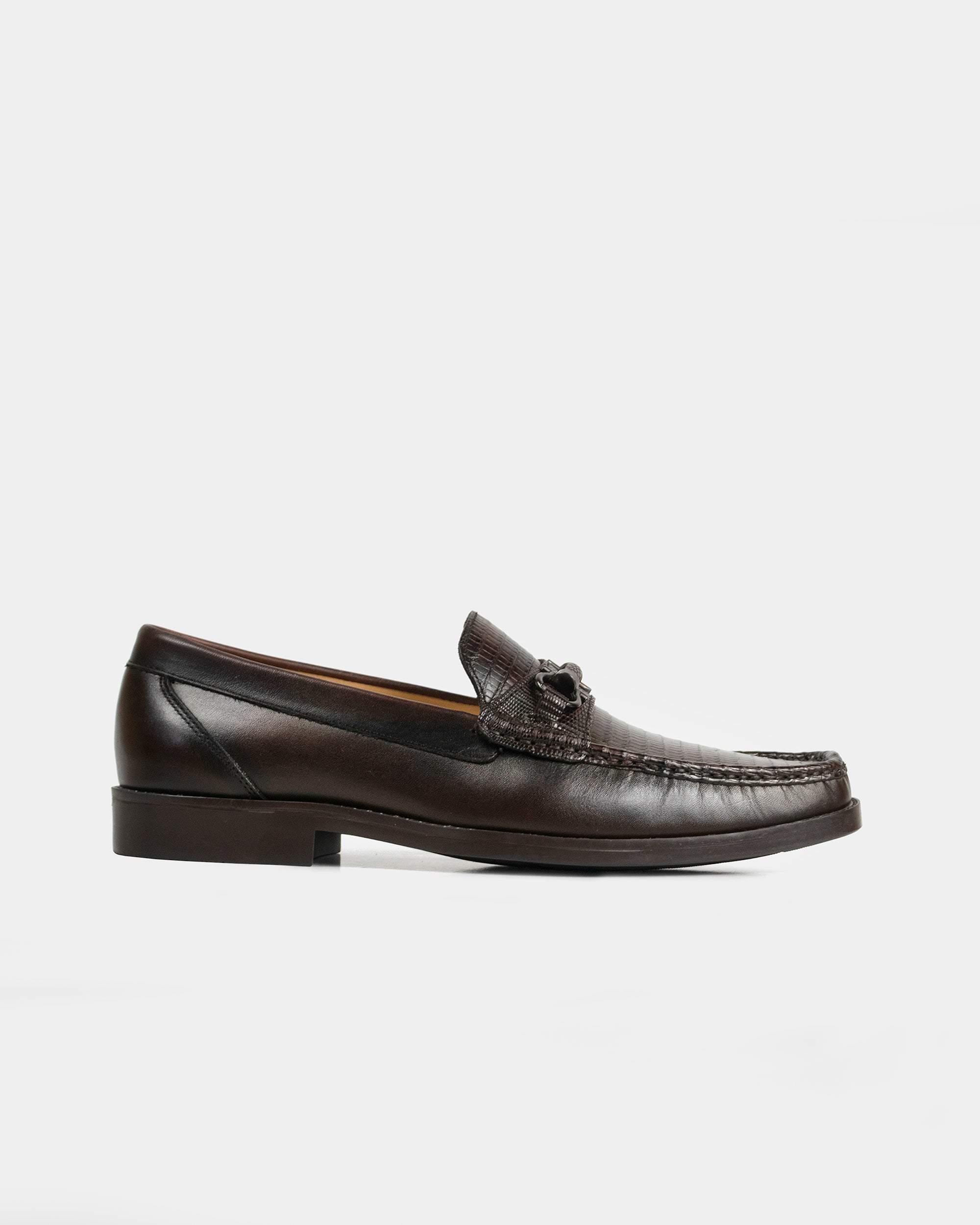 Mocasín de caballero en piel lizard -  Drake